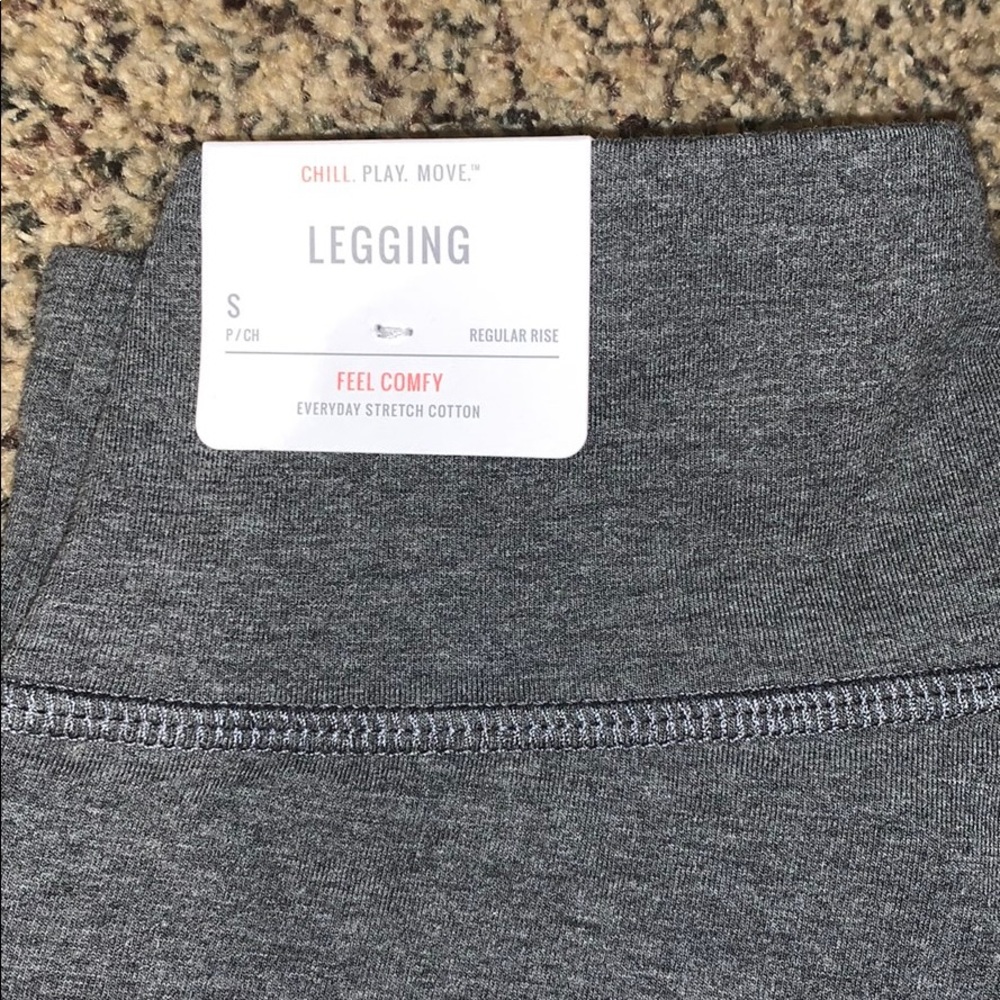 Gray leggings